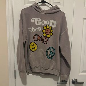 Good Vibes Only Retro Hoodie from PacSun